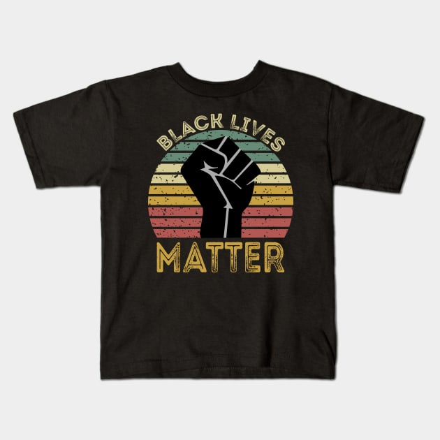 Black Lives Matter Kids T-Shirt by DragonTees